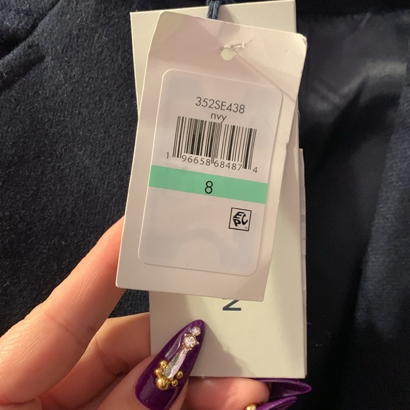 PEA COAT Cole Haan Signature NWT
Flared Belted Wool Blend 
Trench Coat - Picture 5 of 8